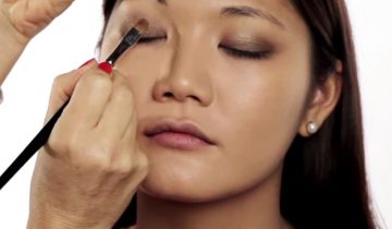 Un maquillage tout doré pour sublimer une peau bronzée